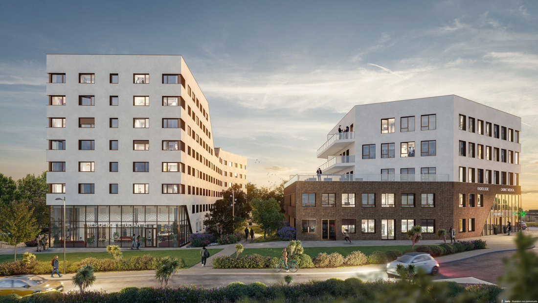 Photo 2 – vente bureaux	VANNES (56000)