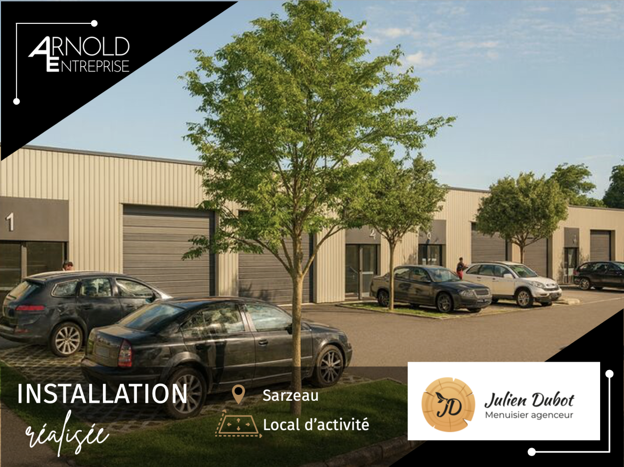 La menuiserie Dubot s’installe au parc d’activité Mariotte à Sarzeau