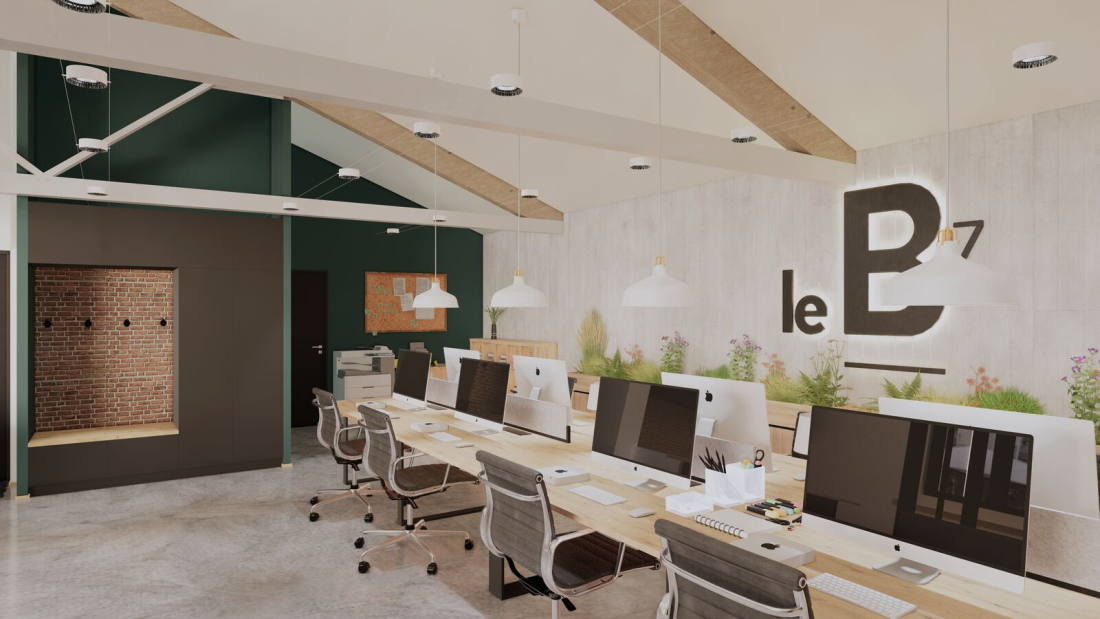 Photo 1 – vente bureaux	AURAY (56400)