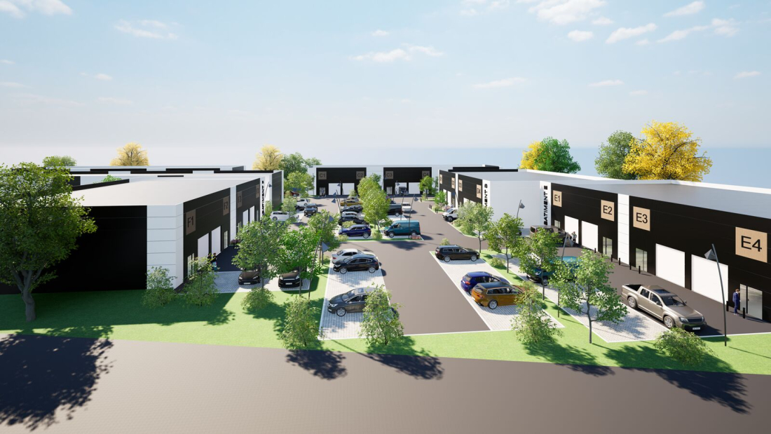 Photo 2 – vente entrepôts / activités	CAUDAN (56850)