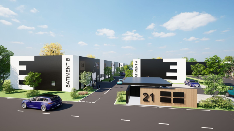 Photo 1 – vente entrepôts / activités	CAUDAN (56850)